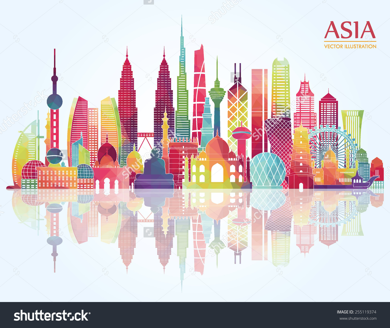1500x1262 Asian Cityscape Clipart