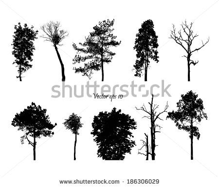 450x385 Vector Trees Trees