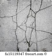 180x195 Free Art Print Of Cracks In The Stone Surface Vector Backgruond