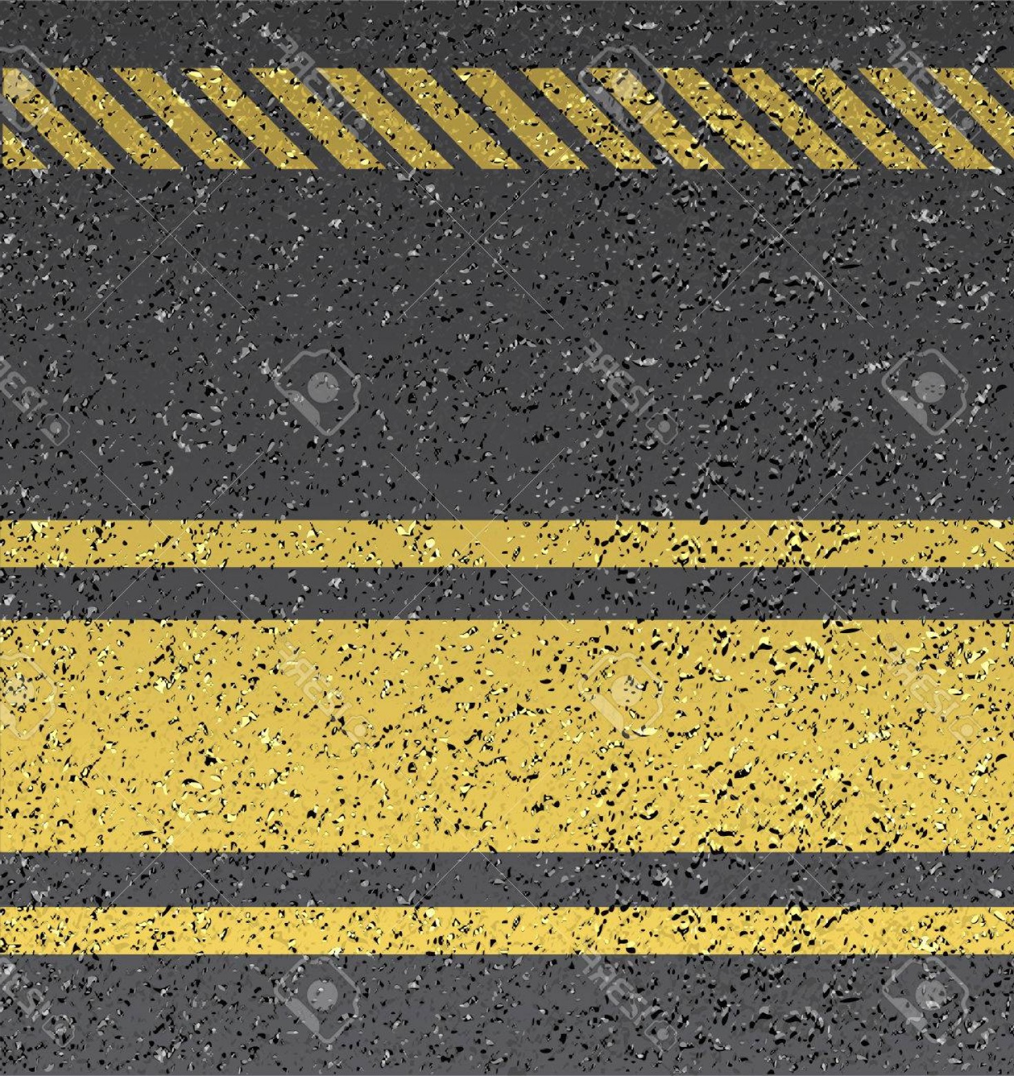 1471x1560 Photobackground With Warning Stripes On Vector Asphalt Texture