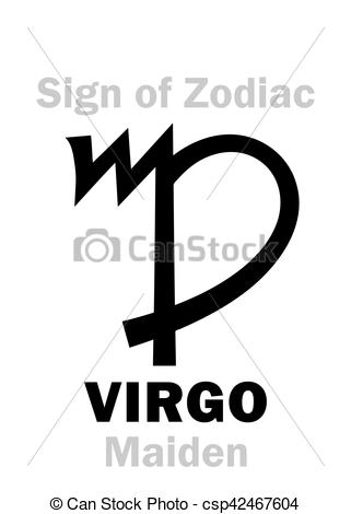 321x470 Astrology Sign Of Zodiac Virgo (The Maiden) Astrology... Vector