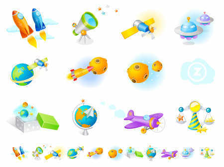 450x336 Free Vector Astronomy Icons