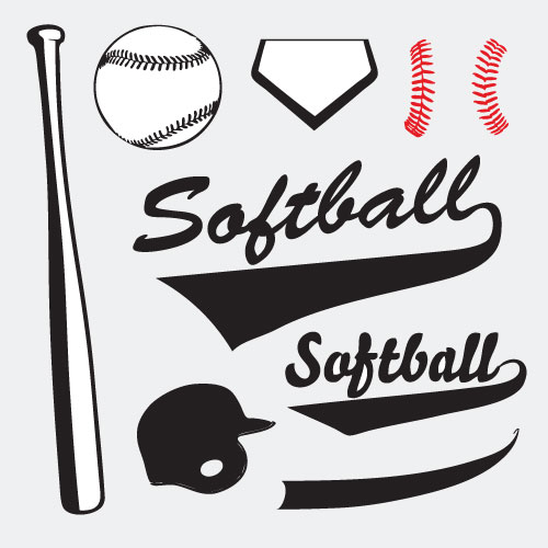 500x500 Softball Clipart Tail ~ Frames ~ Illustrations ~ Hd Images ~ Photo