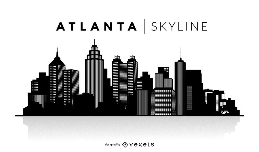 900x529 Atlanta Silhouette Skyline
