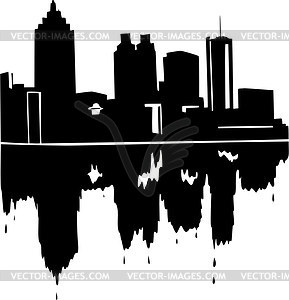 289x300 Atlanta Skyline