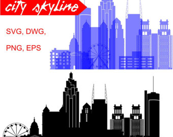 340x270 Skyline Clipart City Atlanta Ga ~ Frames ~ Illustrations ~ Hd