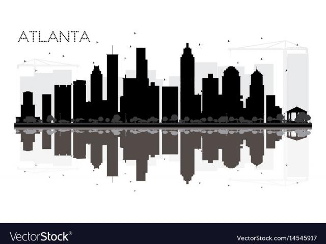 640x480 Atlanta Skyline Vector 12