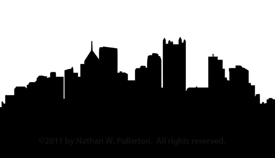 899x518 Vector Atlanta Skyline Silhouette ~ Frames ~ Illustrations ~ Hd