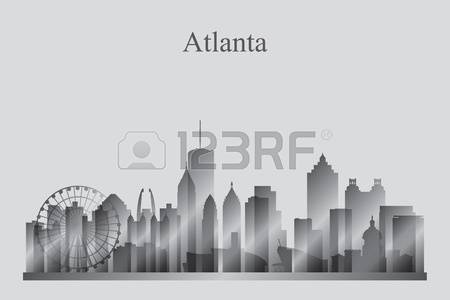 450x300 Atlanta Skyline Vector Image Group