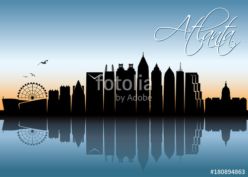 500x357 Atlanta Skyline