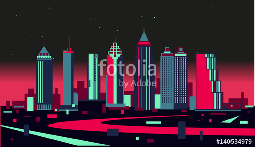 500x288 Atlanta Skyline Stock Image And Royalty Free Vector Files On