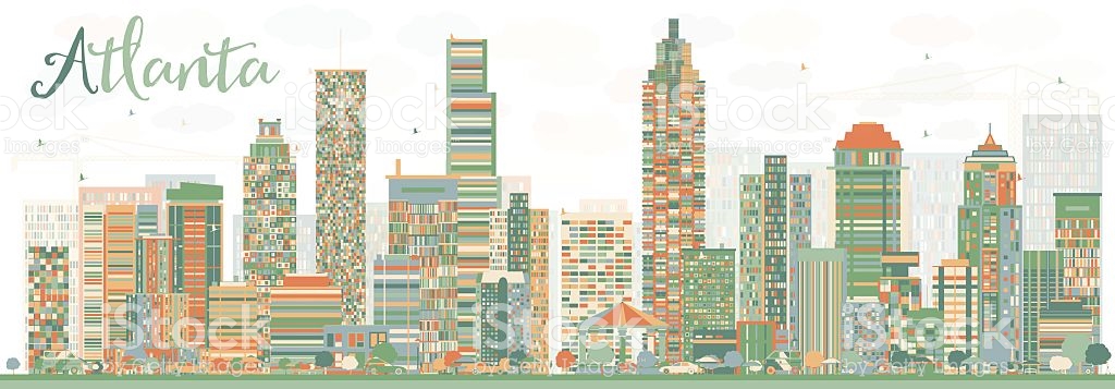 1024x357 Atlanta Skyline Pictures Free Gallery