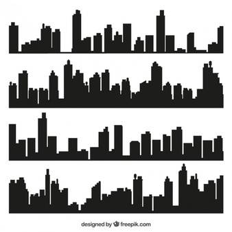 338x338 Skyline Vector Image Group