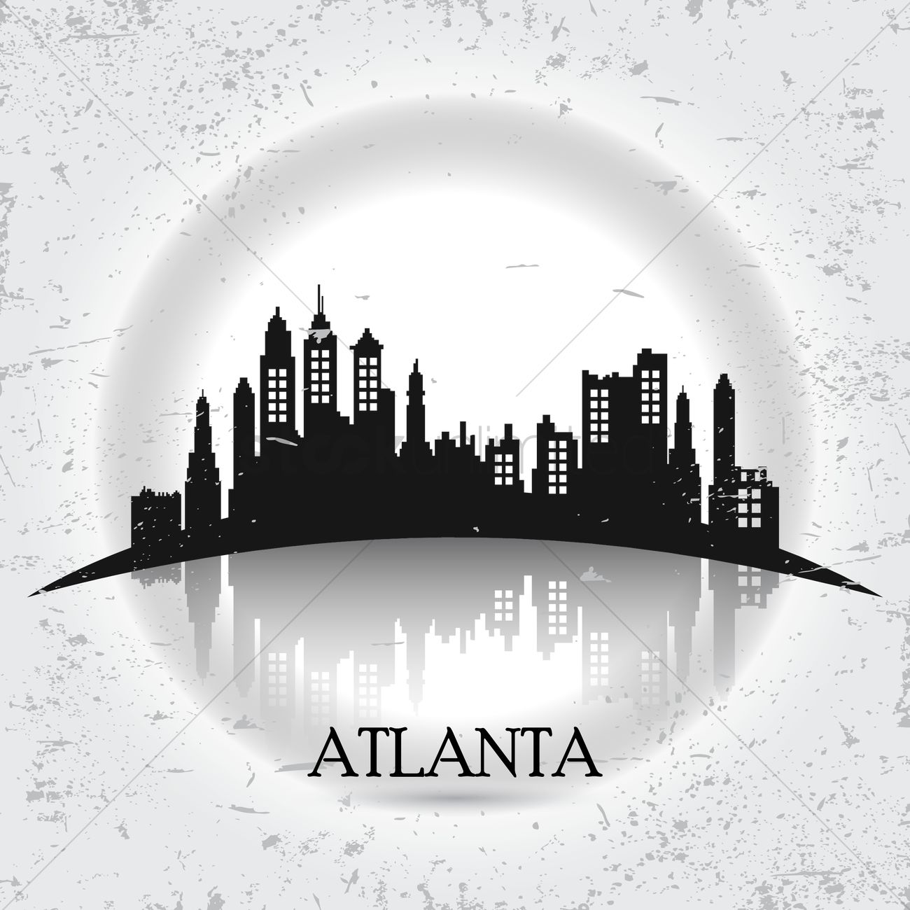 1300x1300 Atlanta Vector Image