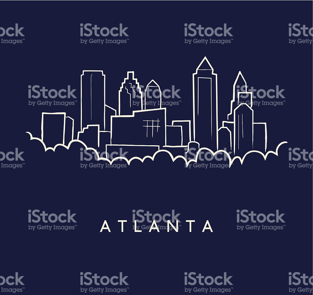 1024x963 Cityscape Clipart Atlanta Georgia