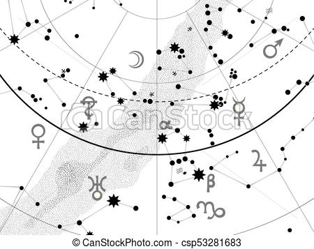 450x357 Fragment Of Astronomical Celestial Atlas Paint The Sky With Stars