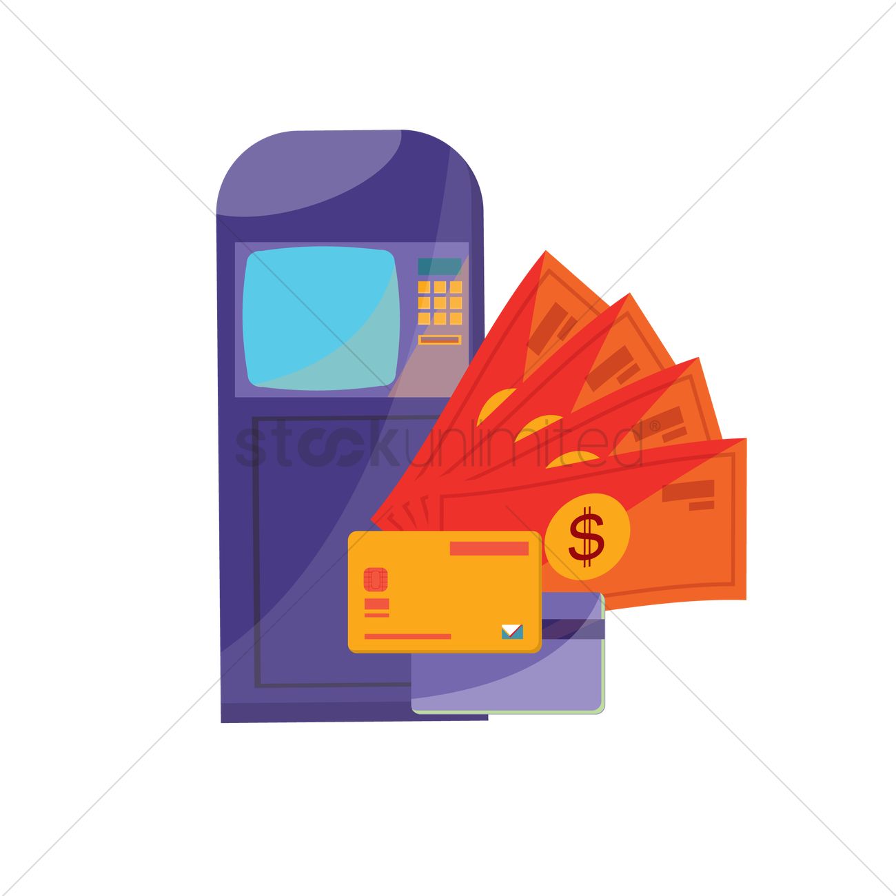 1300x1300 Free Atm Vector Image