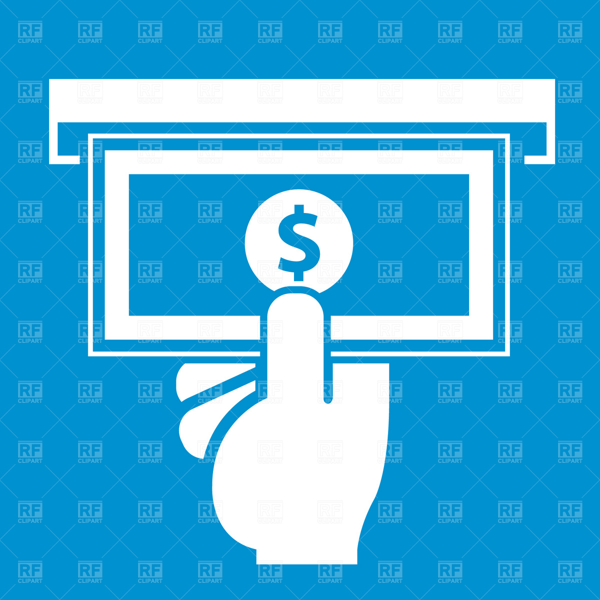 1200x1200 Atm Icon Vector Image Vector Artwork Of Business, Finance