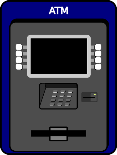 378x500 Atm Vector Illustratiion Public Domain Vectors