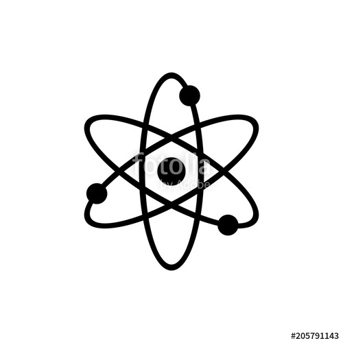 500x500 Atom Vector Icon Stock Image And Royalty Free Vector Files On