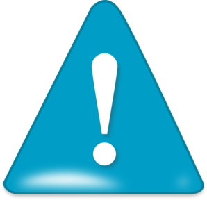 298x288 Attention In Blue Clip Art
