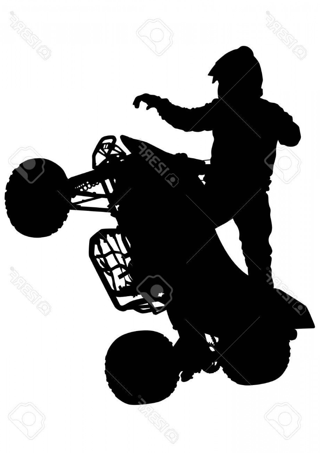 1102x1560 Quad Racing Vector Art Orangiausa