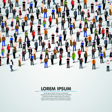 368x368 Crowd Vector Free Vector Download (101 Free Vector) For Commercial