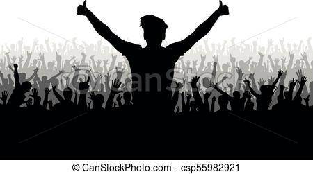 450x251 Party Silhouettes Of People Crowd.