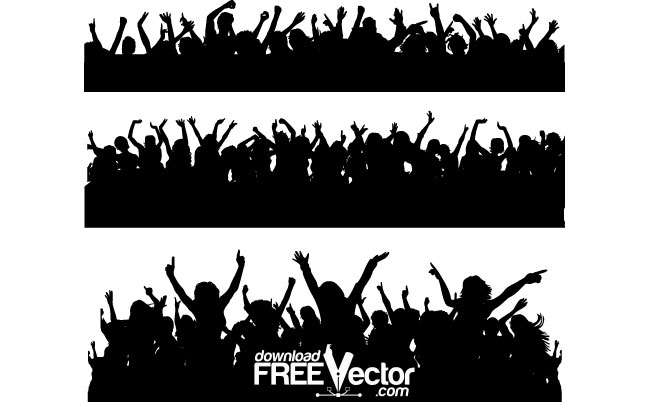 650x402 Vector People Crowd Free Vector 4vector