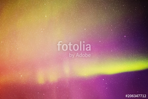 500x334 Vector Illustration With Beautiful Starry Sky And Northern Lights