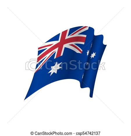450x470 Australia Flag, Vector Illustration On A White Background Vectors