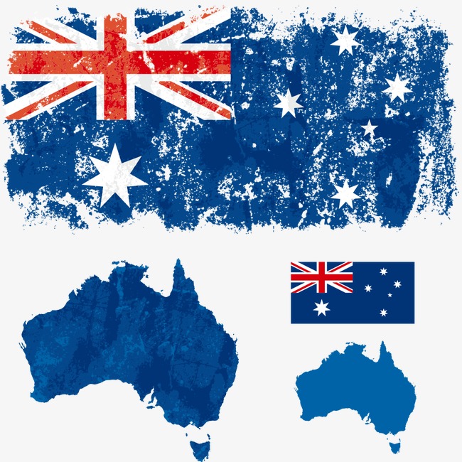 650x650 Vector Australian Flag Map, Flag Vector, Map Vector, Australia Png