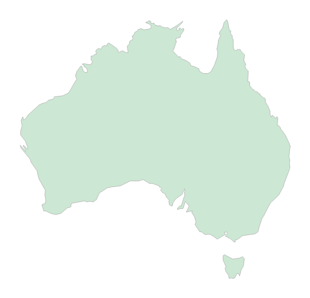 640x615 Australia And New Zealand