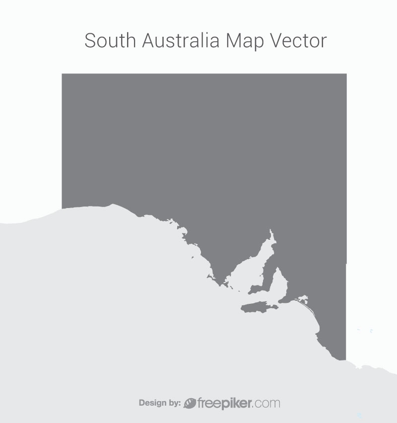 800x852 Freepiker South Australia Map Dark Vector Design