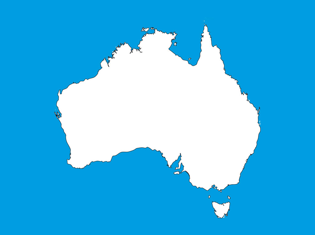 1024x765 Map Of Australia Vector Art Amp Graphics