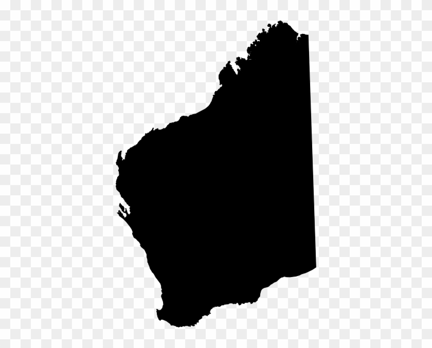 840x677 Western Australia Map Vector