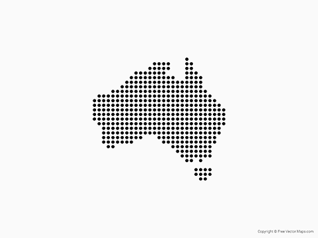 460x345 Vector Maps Of Australia Free Vector Maps
