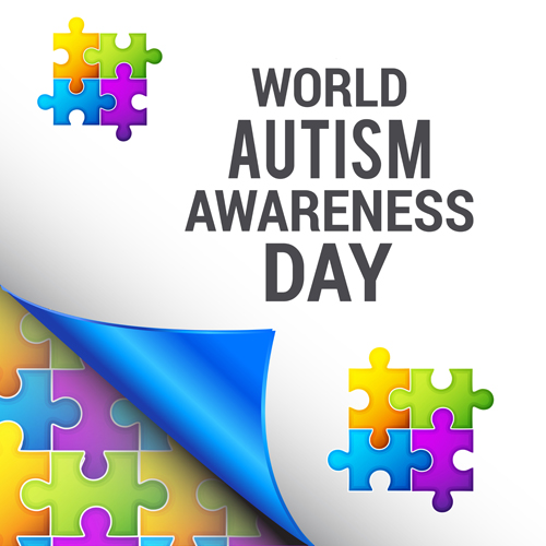500x500 World Autism Awareness Day Poster Vector 03 Free Download