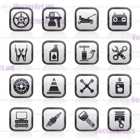 456x456 Transportation And Car Repair Icons