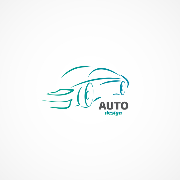 600x600 Auto Logo Design Vector Free Download