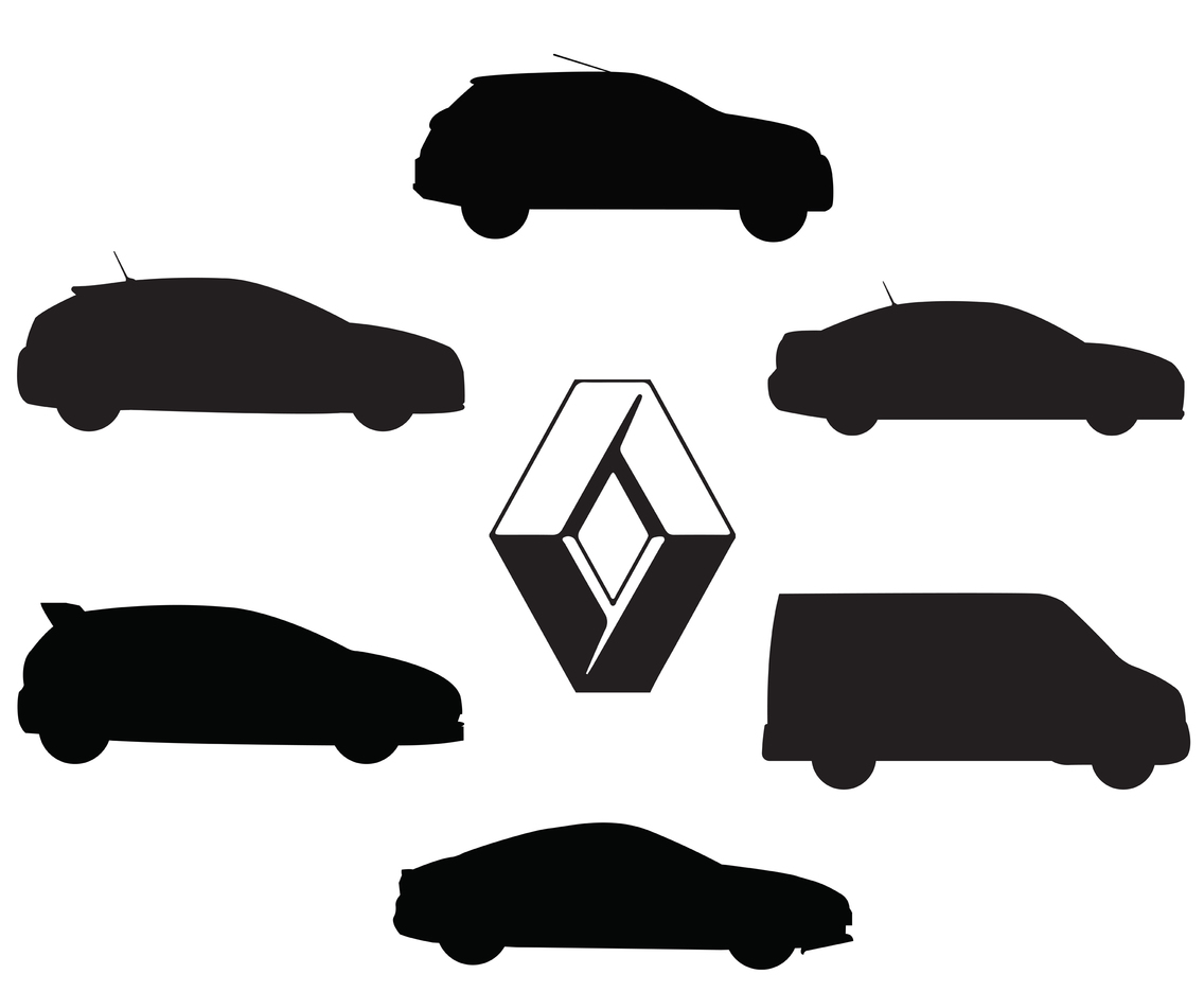 1136x936 Renault Silhoutte Vector Pack Vector Art Amp Graphics