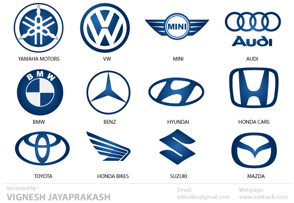 600x415 Automotive Logos Free Vector 123freevectors