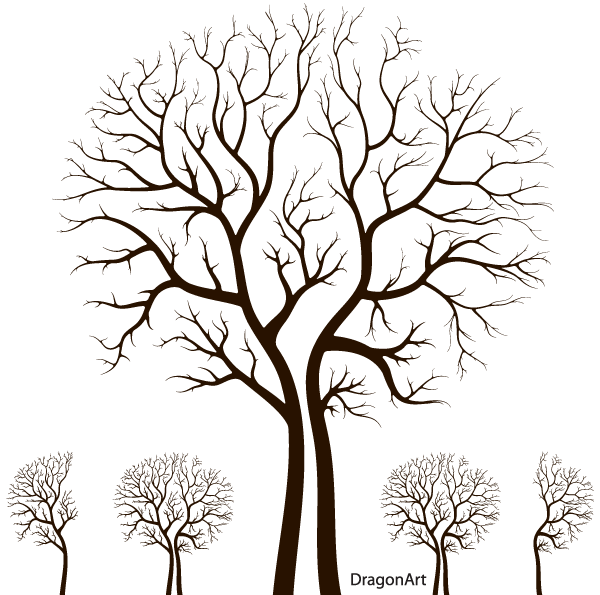 600x595 Free Leafless Autumn Tree Design Psd Files, Vectors Amp Graphics