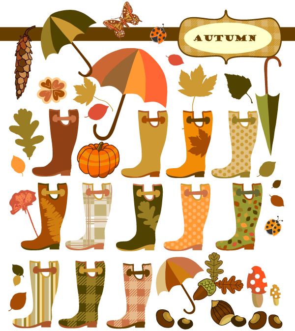 600x673 Free Autumn Vector Elements 123freevectors