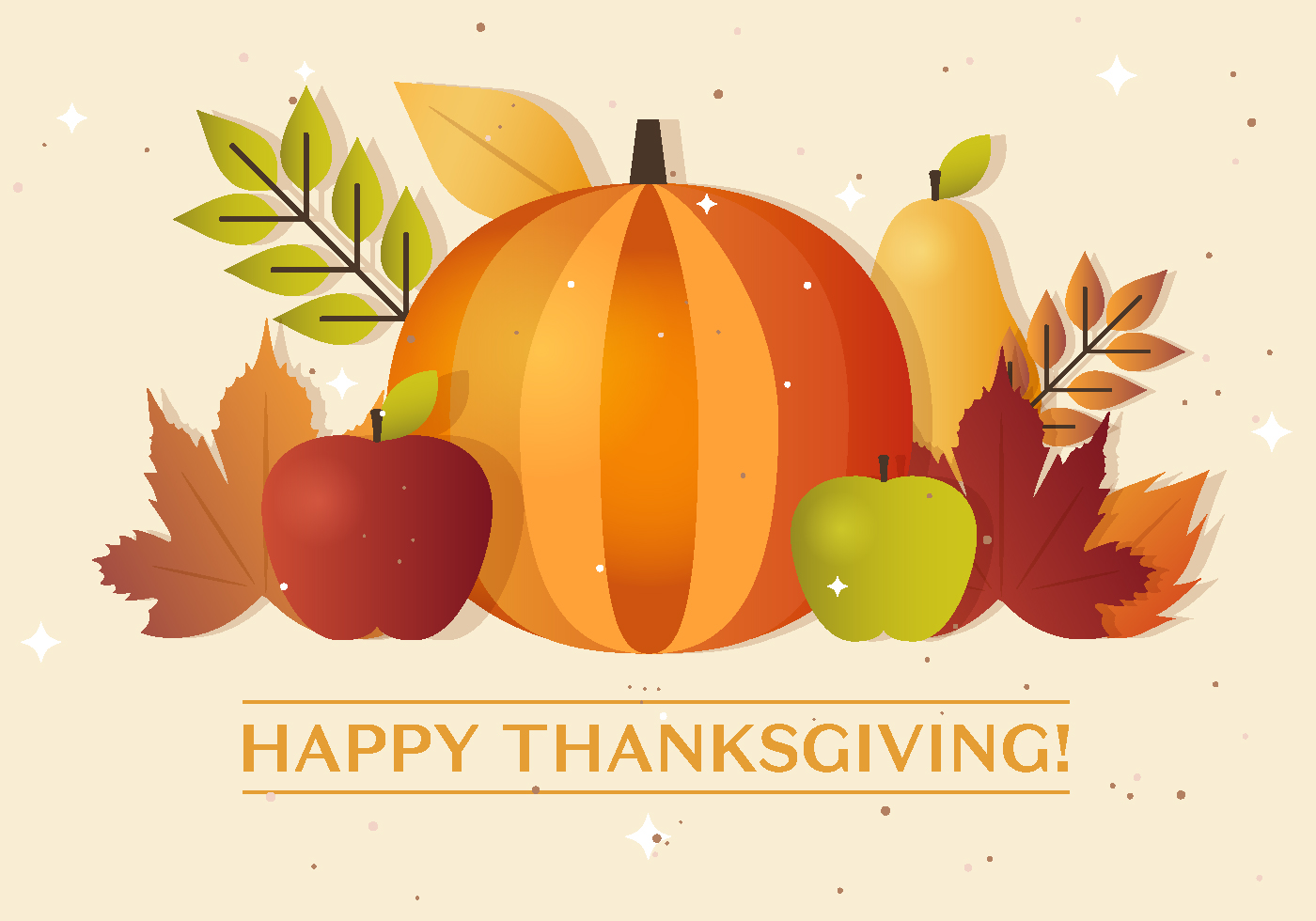 1400x980 Thanksgiving Autumn Vector Pumpkin