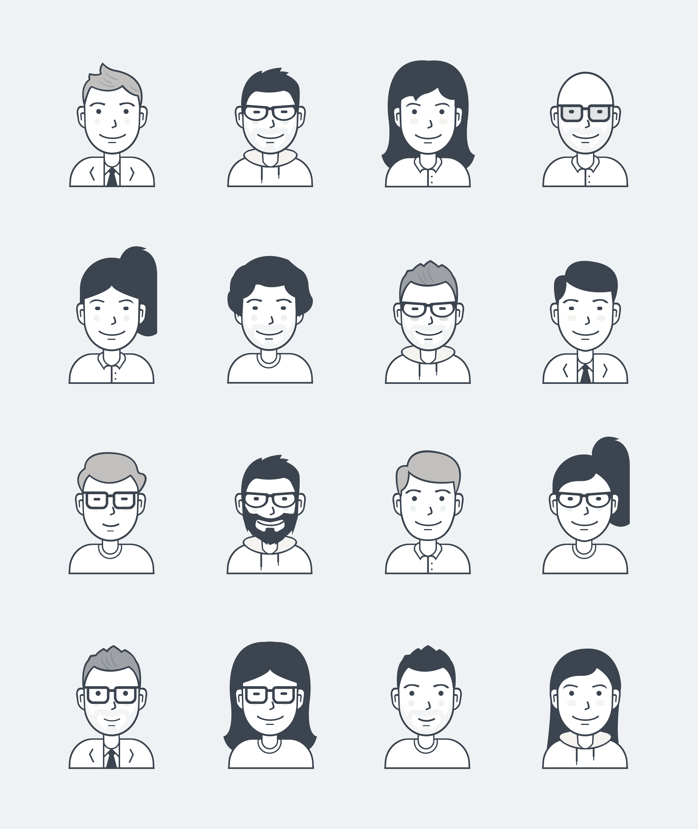 2394x2844 User Avatar Icons By Users Insights