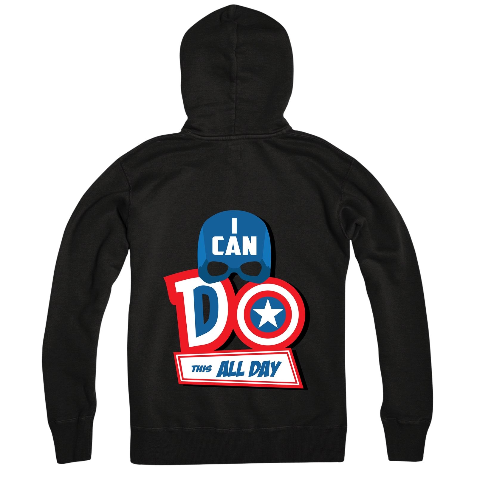 1600x1600 Avengers Vector , Captain America Quote Zipped Hoodie Sweatshirt