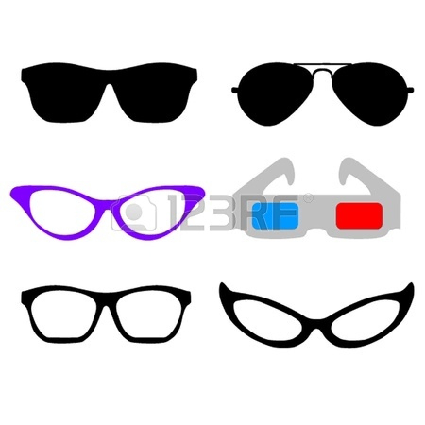 1350x1350 Glass Clipart Aviator Sunglasses