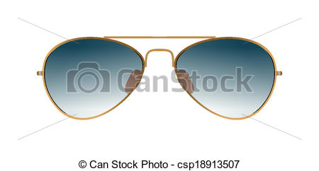 450x242 Glasses. Stylish Blue Aviator Sunglasses With Gradient.