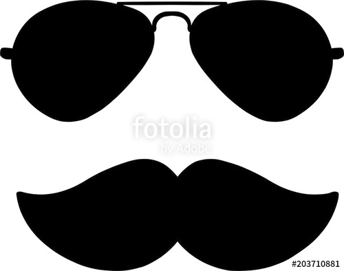 500x394 Aviators And Mustache Stock Image And Royalty Free Vector Files